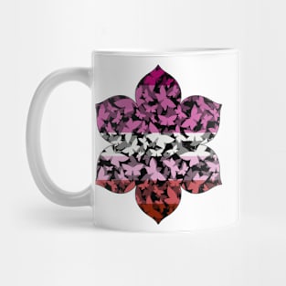 Veil of Butterflies, Pride Series - Lesbian Mug